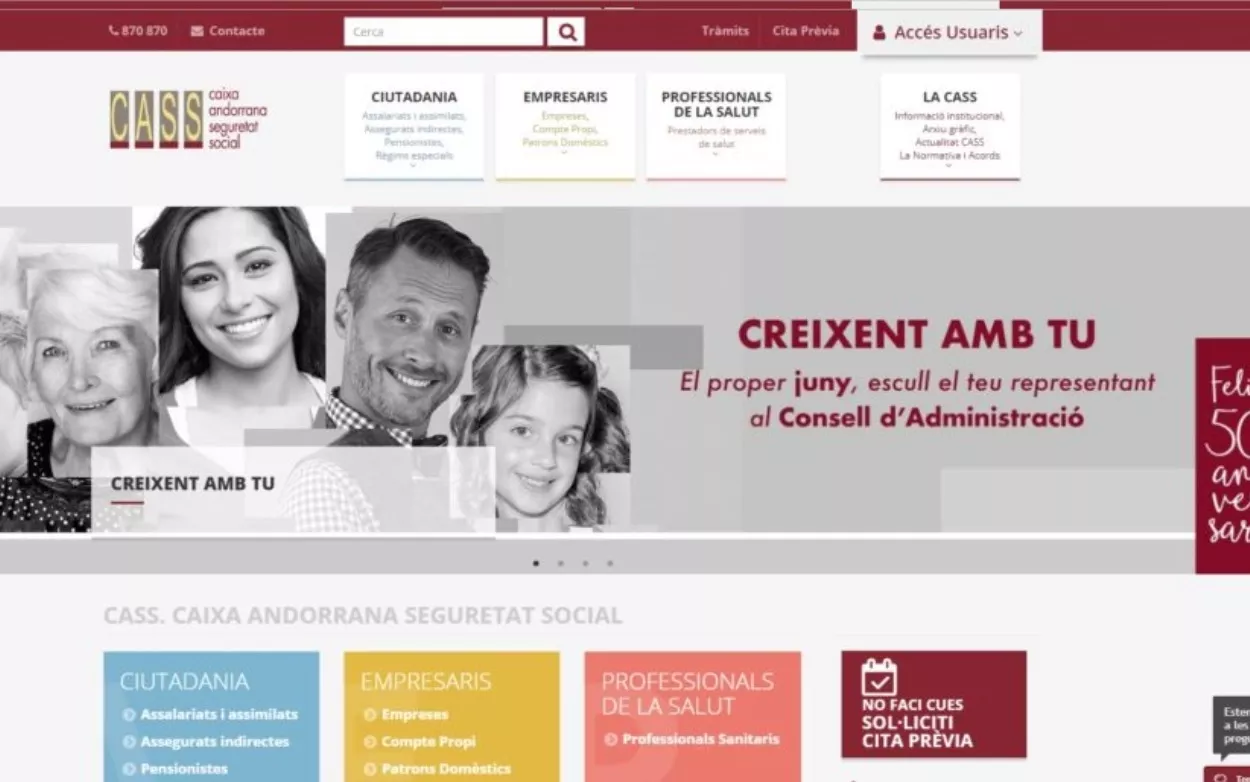 Andornet dissenya la nova web de la CASS 