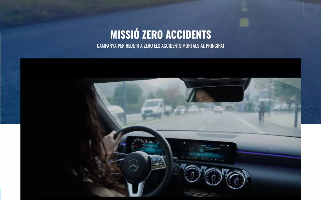 Andornet col·labora amb l’ACA dissenyant la nova pàgina de ‘Missió Zero Accidents’ 