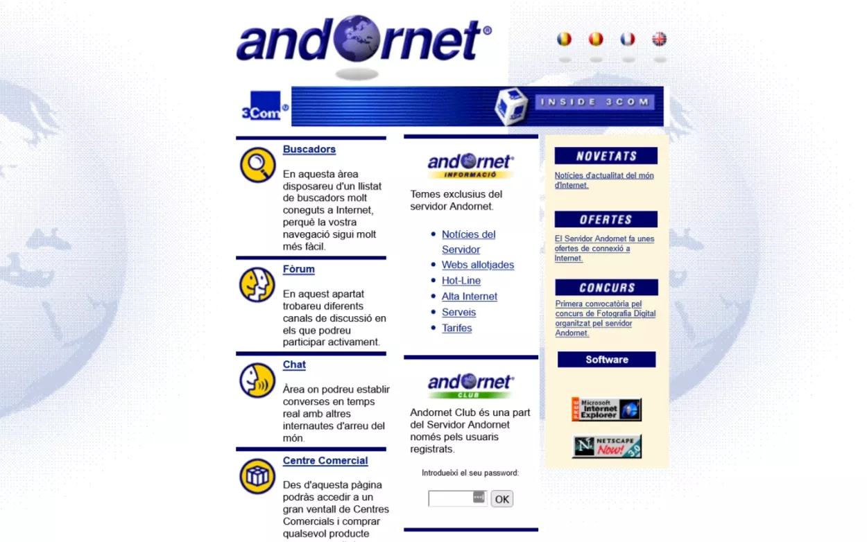 Te explicamos cómo ha vivido Andornet los 30 años de historia de la World Wide Web 
